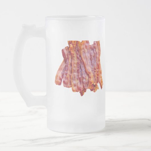 Bacon Bacon Bacon Mattglas Bierglas (Links)