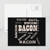 Bacon Bacon Bacon Postkarte (Vorne/Hinten)