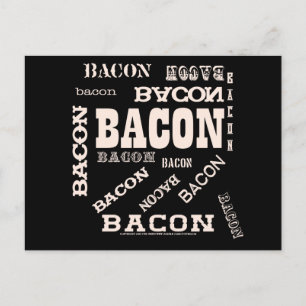 Bacon Bacon Bacon Postkarte