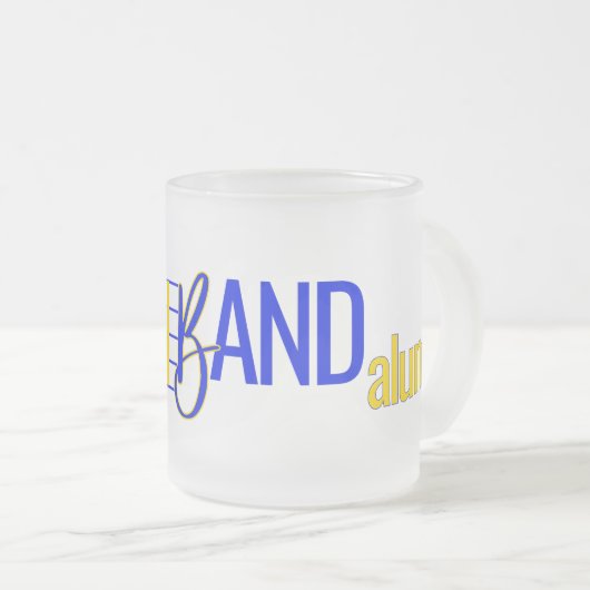 Bacon Band Alumni Mattierte Tasse (VorderseiteRechts)