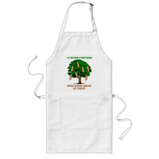 Bacon-Baum Lustige Schürze Humor (Vorne)