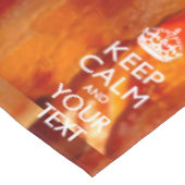 Bacon Behalte ruhig und hat Ihren Text Tischdecke (Schrägansicht)