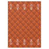 Bacon Behalte ruhig und hat Ihren Text Tischdecke (Vorderseite)