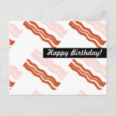 Bacon Birthday Jeder Fall Personalisiert Postkarte (Vorderseite)