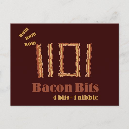 Bacon Bits Postkarte (Vorderseite)