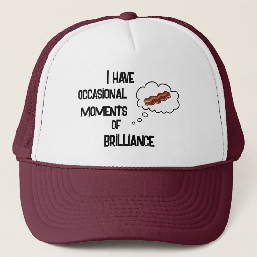 Bacon Brilliant Men's Truckerkappe (Vorderseite)