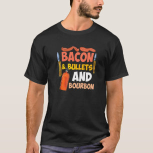 Bacon & Bullets und Bourbon Pro 2. Änderungsguthab T-Shirt