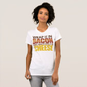 Bacon & Cheese, BITTE! T-Shirt (Vorne ganz)