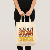Bacon & Cheese, BITTE! Tragetasche (Vorderseite (Produkt))
