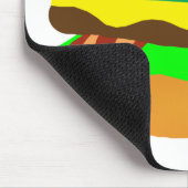 Bacon Cheeseburger Mousepad (Ecke)