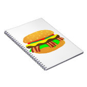 Bacon Cheeseburger Notizblock (Rechte Seite)