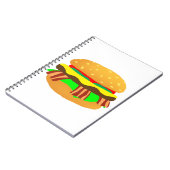 Bacon Cheeseburger Notizblock (Linke Seite)