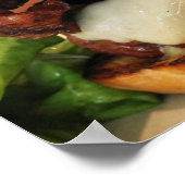 Bacon Cheeseburger Poster (Ecke)