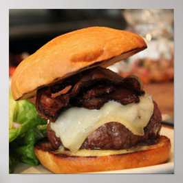 Bacon Cheeseburger Poster
