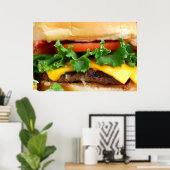 Bacon Cheeseburger Poster (Heimbüro)