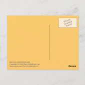 Bacon Cheeseburger Postkarte (Rückseite)