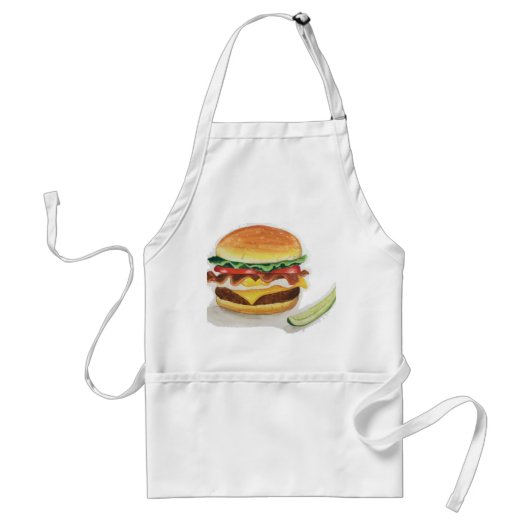 Bacon Cheeseburger Schürze (Vorne)