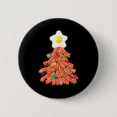 Bacon Christmas Tree Egg Top Shirt _ Funny Rk Love Button (Vorderseite)