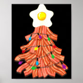 Bacon Christmas Tree Egg Top Shirt _ Funny Rk Love Poster (Vorne)