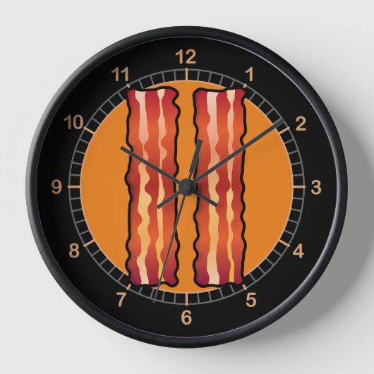 Bacon Clock Uhr (Vorderseite)