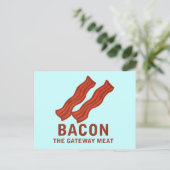 Bacon, das Gateway-Fleisch Postkarte (Stehend Vorderseite)