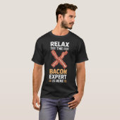 Bacon Der Bacon Experte T-Shirt (Vorne ganz)