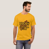 Bacon des Klebebandes von Lebensmitteln T-Shirt (Vorne ganz)