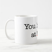 Bacon, du hattest mich kaffeetasse (Links)