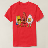 Bacon Egg Cheese Stoners T-Shirt (Design vorne)