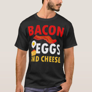 Bacon Egg und Käse T-Shirt Für Keto-Diät 