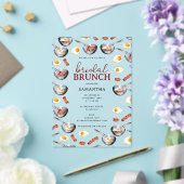 Bacon & Eggs Frühstück Brunch Brautparty Acryleinladungen (In Situ (Hochzeit))