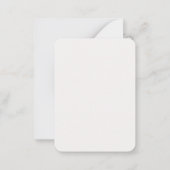 BACON EGGS KID PUNNY Valentinstag Klasse Mitteilungskarte (Rückseite)