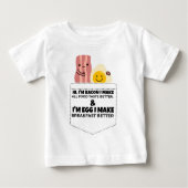 Bacon & Ei sprechender T - Shirt (Vorderseite)
