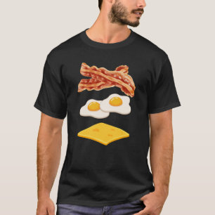 Bacon-Ei-und-Käse-Shirt Lustiges Frühstück T-Shirt