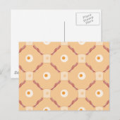 Bacon, Eier und Toast Postkarte (Vorne/Hinten)