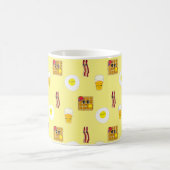 Bacon, Eier, Waffeln und Orangensaft Kaffeetasse (Mittel)