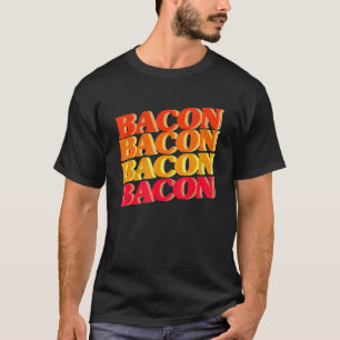 Bacon Enthusiasten Grillgrill Vintag Bacon R T-Shirt