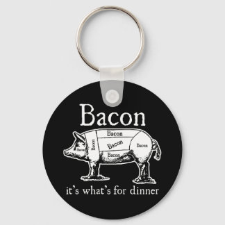 Bacon: Es ist, was zum Abendessen ist. Schlüsselanhänger