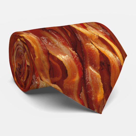 Bacon Field Yummy Pattern Krawatte (Gerollt)