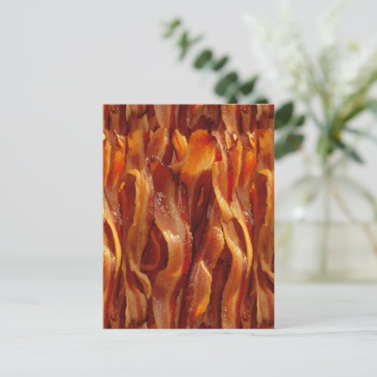 Bacon Fields Forever Decke Postkarte (Stehend Vorderseite)