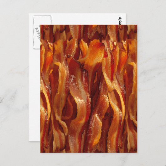 Bacon Fields Forever Decke Postkarte (Vorne/Hinten)