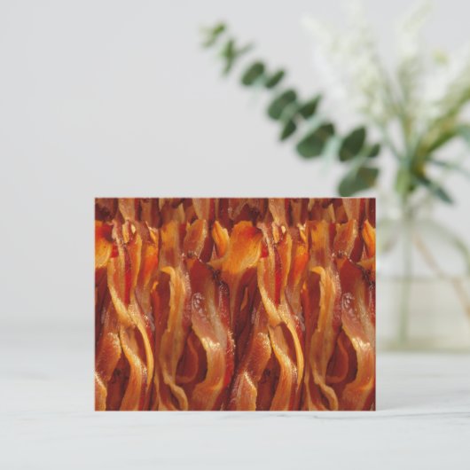 Bacon Fields Forever Decke Postkarte (Stehend Vorderseite)