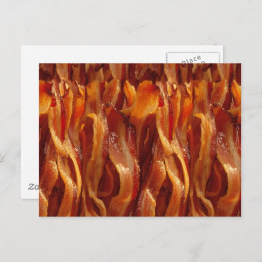 Bacon Fields Forever Decke Postkarte (Vorne/Hinten)