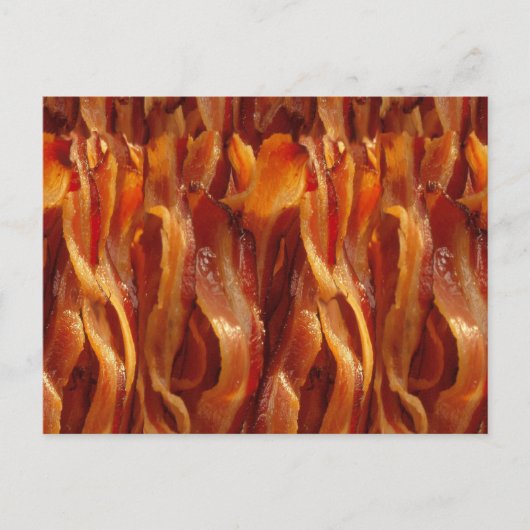 Bacon Fields Forever Decke Postkarte (Vorderseite)