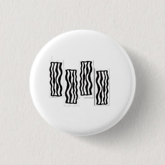 Bacon-Flagge Button (Vorderseite)
