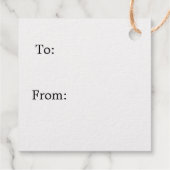 Bacon-Foliengeschenk-Tags Geschenkanhänger (Rückseite)