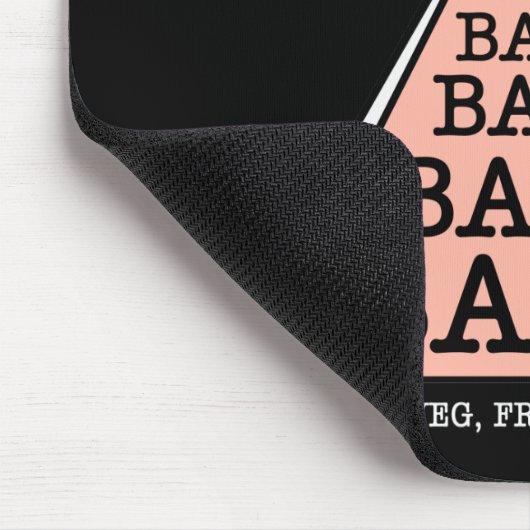 Bacon Food Pyramide Mousepad (Ecke)