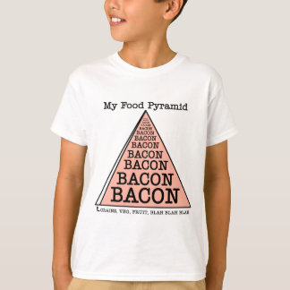 Bacon Food Pyramide T-Shirt