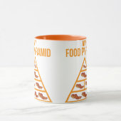 Bacon Food Pyramide Tasse (Zentrum)