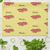 Bacon Funny Geschirrtuch (Gefaltet)